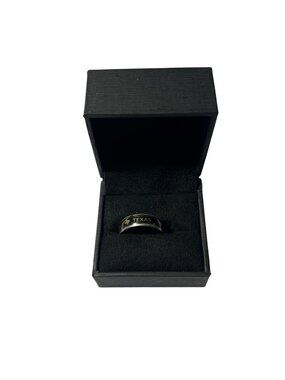Texas Mood Ring silver tone ladies or unisex size 7.5 ladies retro boho western